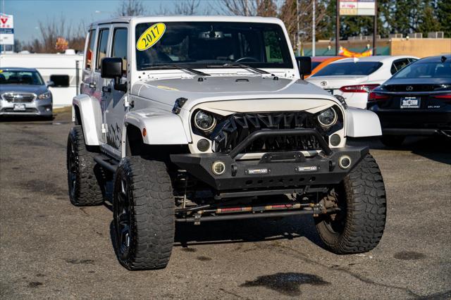 used 2017 Jeep Wrangler Unlimited car, priced at $25,977