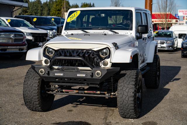 used 2017 Jeep Wrangler Unlimited car, priced at $25,977