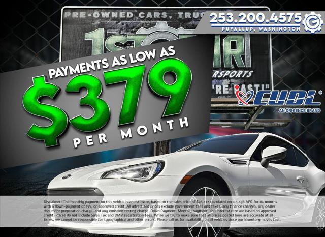 used 2018 Subaru BRZ car, priced at $21,777