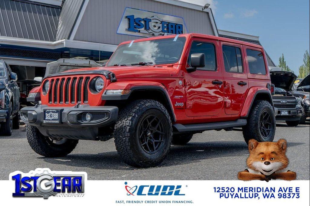 used 2021 Jeep Wrangler Unlimited car, priced at $29,677