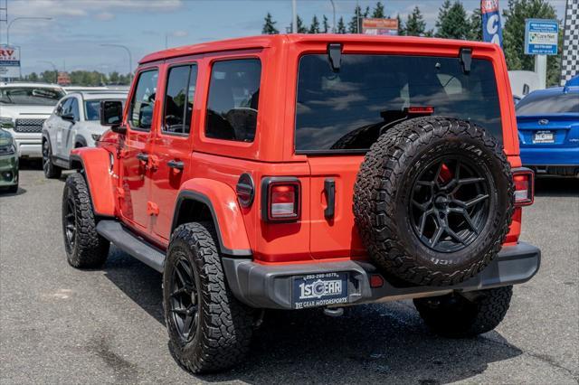 used 2021 Jeep Wrangler Unlimited car, priced at $29,977