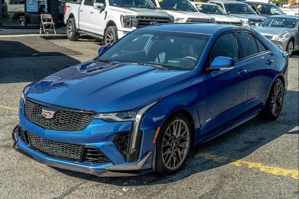used 2022 Cadillac CT4-V car, priced at $58,977