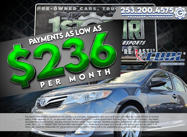 used 2012 Toyota Camry Hybrid car, priced at $13,777