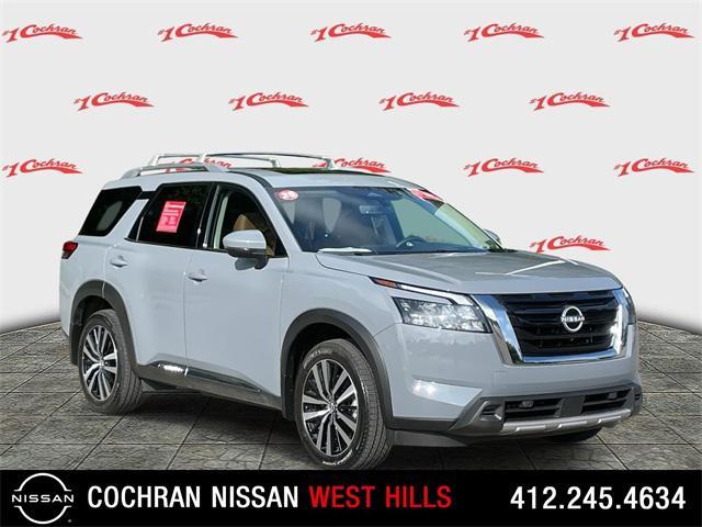 used 2025 Nissan Pathfinder car, priced at $47,118