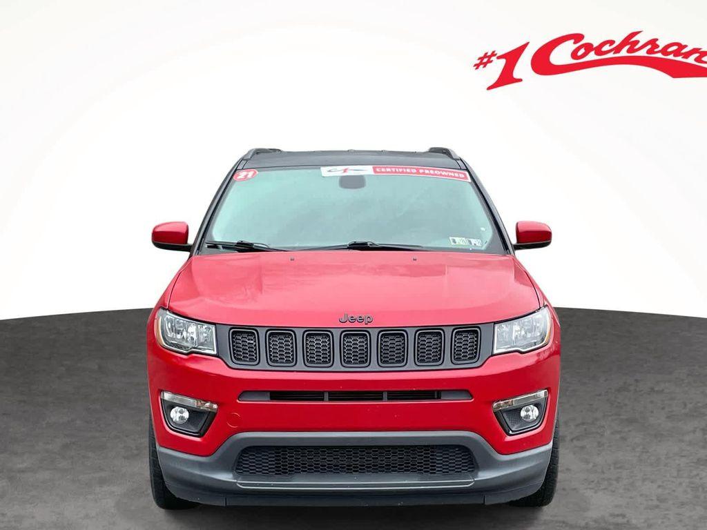 used 2021 Jeep Compass car, priced at $14,692