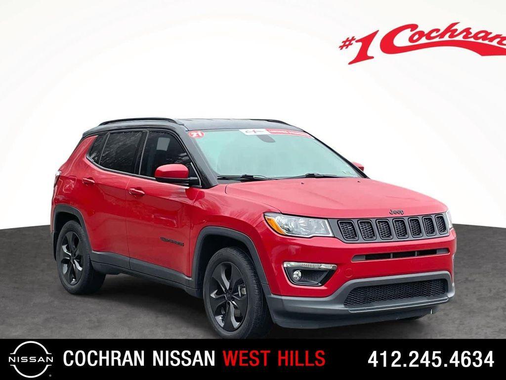 used 2021 Jeep Compass car, priced at $14,692