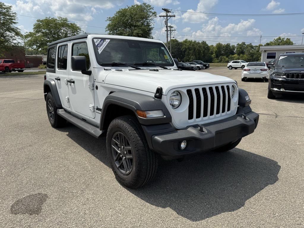 used 2024 Jeep Wrangler car, priced at $35,710