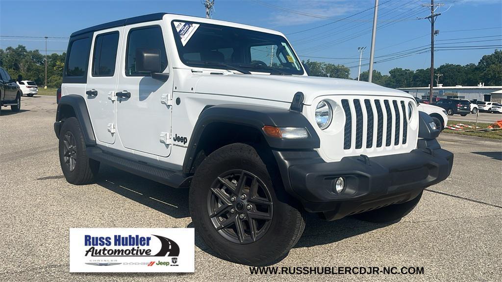 used 2024 Jeep Wrangler car, priced at $36,870