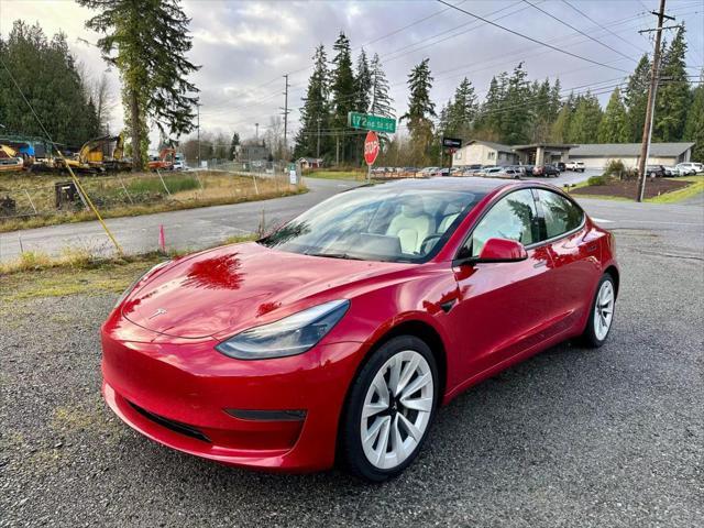 used 2023 Tesla Model 3 car, priced at $21,999