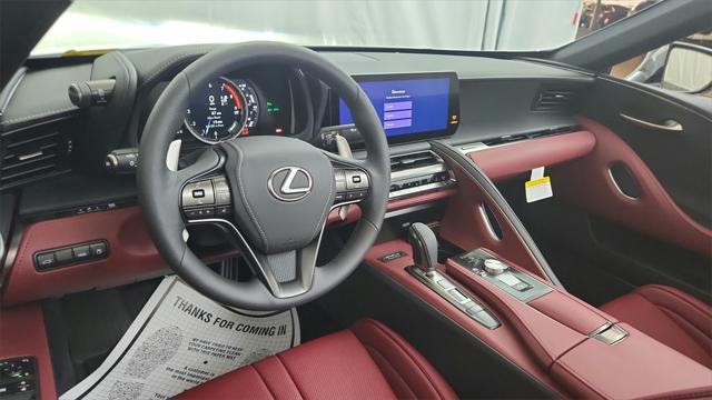 new 2024 Lexus LC 500 car, priced at $120,090