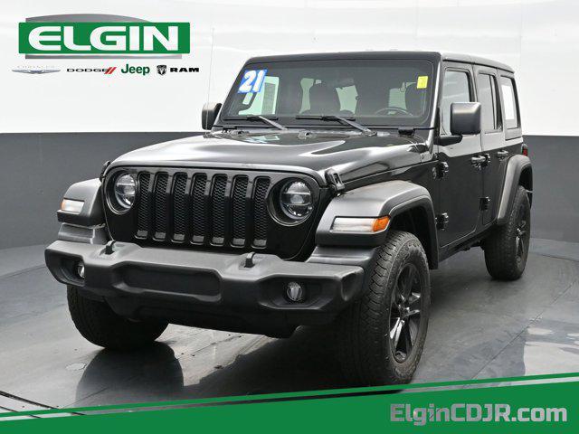 used 2021 Jeep Wrangler Unlimited car, priced at $28,790