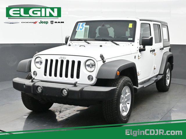 used 2015 Jeep Wrangler Unlimited car, priced at $15,990