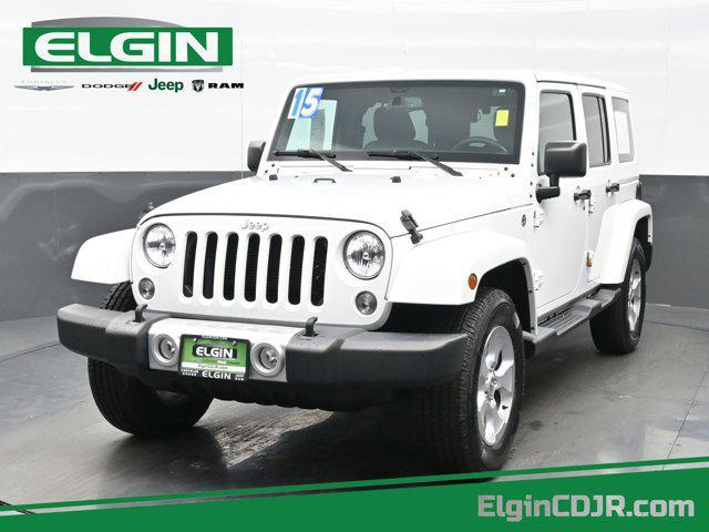 used 2015 Jeep Wrangler Unlimited car, priced at $23,490