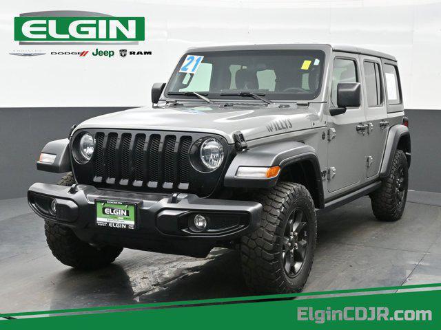 used 2021 Jeep Wrangler Unlimited car, priced at $27,990