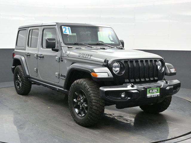 used 2021 Jeep Wrangler Unlimited car, priced at $27,990