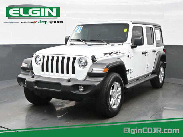 used 2021 Jeep Wrangler Unlimited car, priced at $28,490