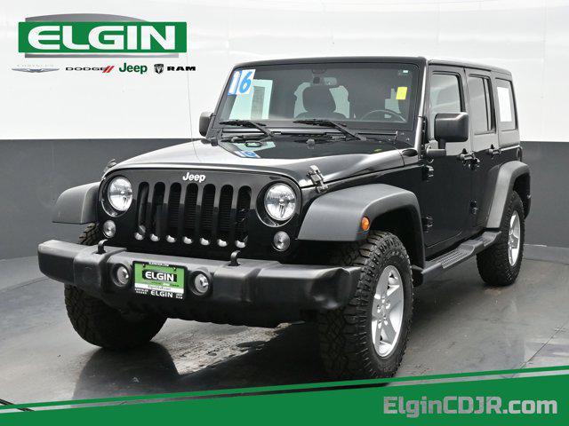 used 2016 Jeep Wrangler Unlimited car, priced at $21,590