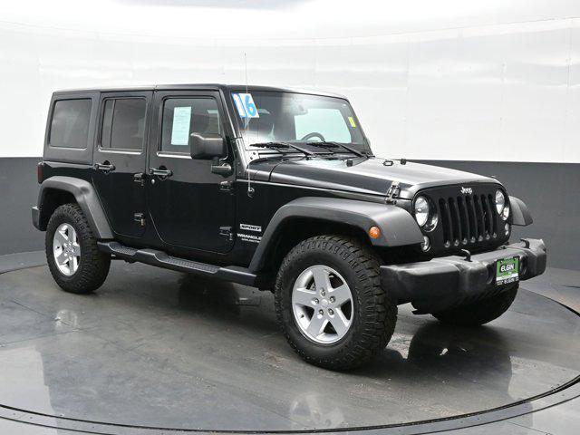 used 2016 Jeep Wrangler Unlimited car, priced at $19,990