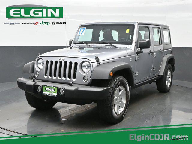 used 2017 Jeep Wrangler Unlimited car, priced at $16,990