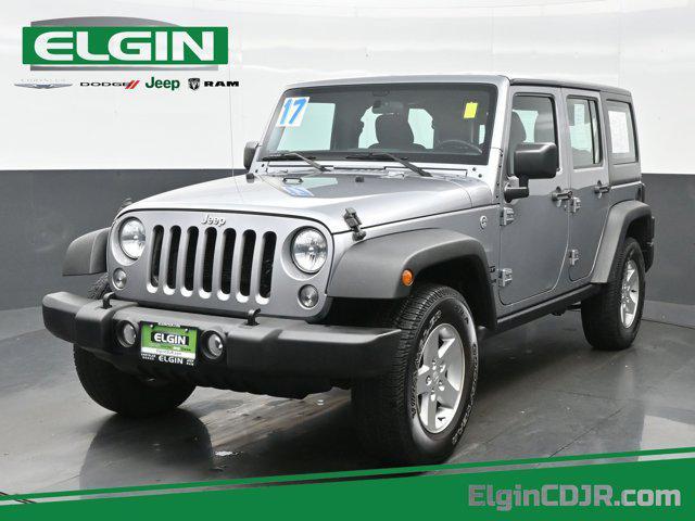 used 2017 Jeep Wrangler Unlimited car, priced at $18,490