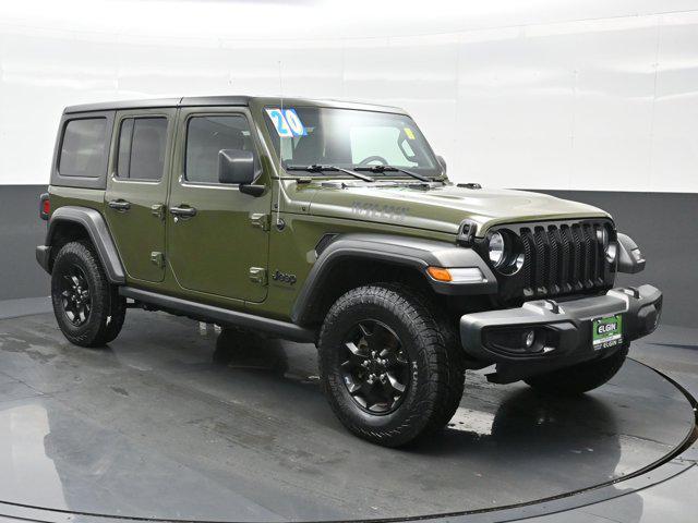 used 2020 Jeep Wrangler Unlimited car, priced at $29,490