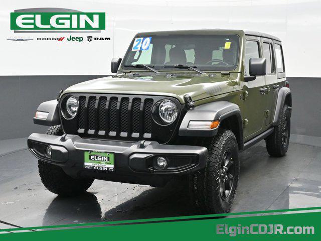 used 2020 Jeep Wrangler Unlimited car, priced at $29,490