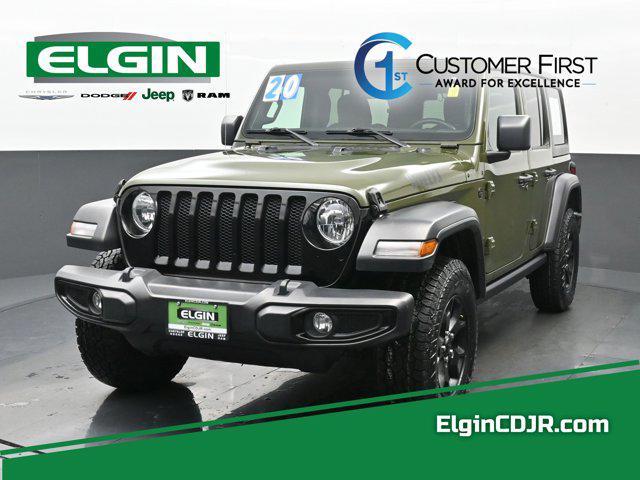 used 2020 Jeep Wrangler Unlimited car, priced at $29,977