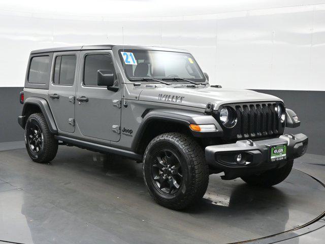 used 2021 Jeep Wrangler Unlimited car, priced at $28,798
