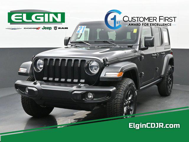 used 2021 Jeep Wrangler Unlimited car, priced at $28,790