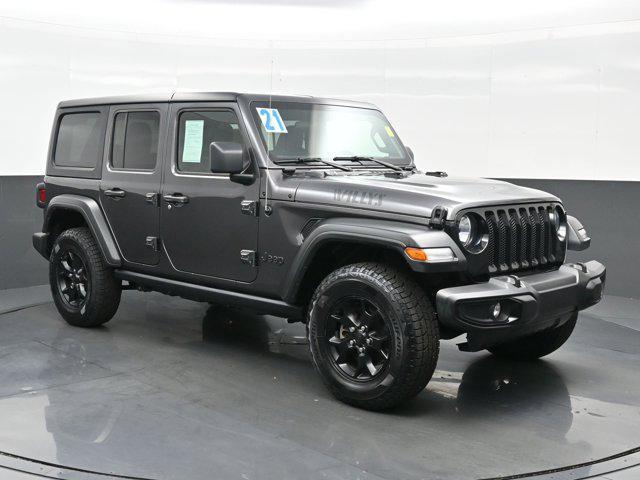 used 2021 Jeep Wrangler Unlimited car, priced at $28,590