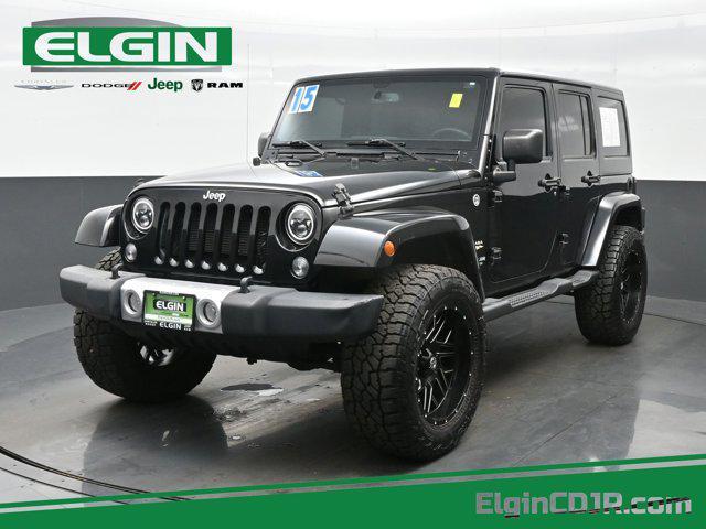 used 2015 Jeep Wrangler Unlimited car, priced at $17,490