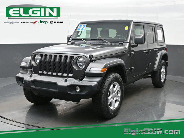 used 2022 Jeep Wrangler Unlimited car, priced at $28,490