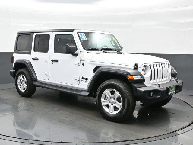 used 2021 Jeep Wrangler Unlimited car, priced at $28,590
