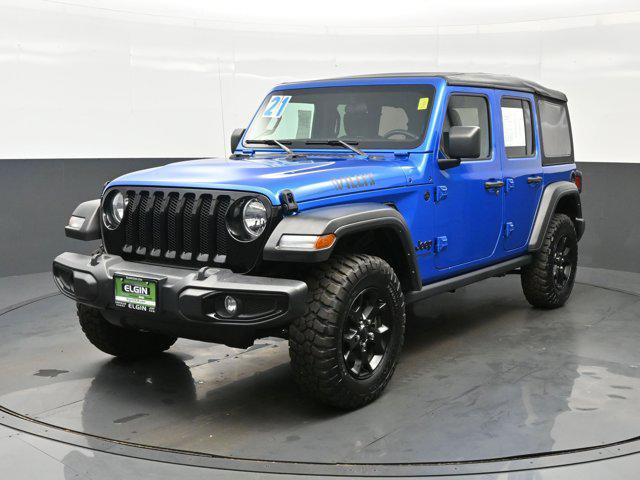 used 2021 Jeep Wrangler Unlimited car, priced at $26,990