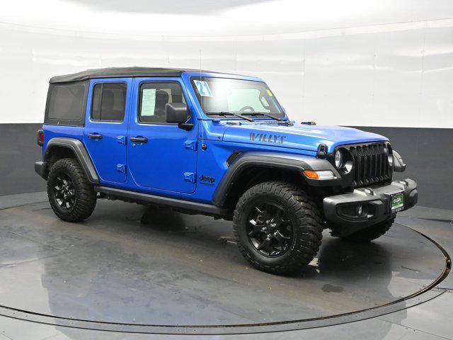 used 2021 Jeep Wrangler Unlimited car, priced at $26,990