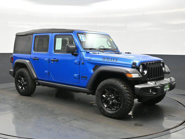 used 2021 Jeep Wrangler Unlimited car, priced at $29,044