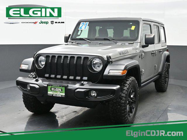 used 2021 Jeep Wrangler Unlimited car, priced at $29,790