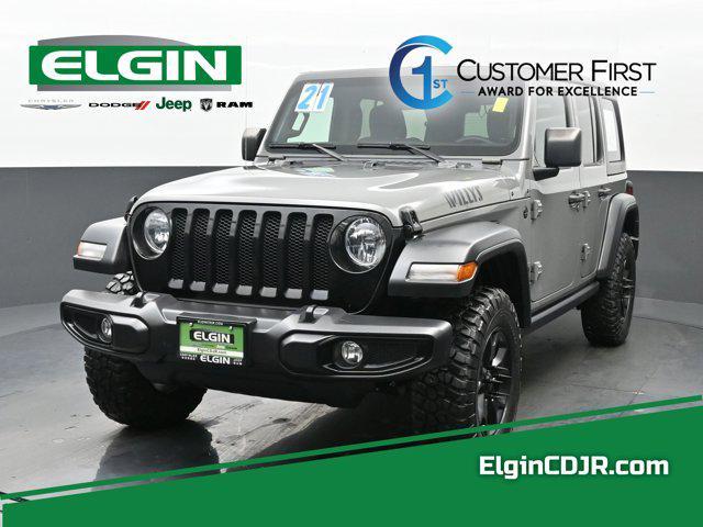 used 2021 Jeep Wrangler Unlimited car, priced at $29,990