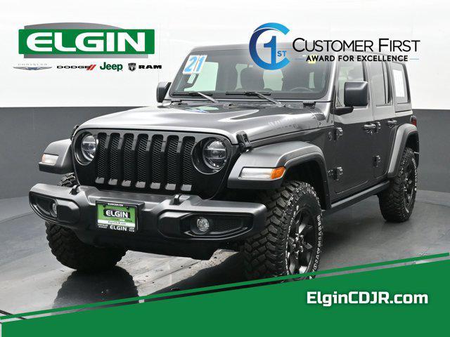 used 2021 Jeep Wrangler car, priced at $33,990