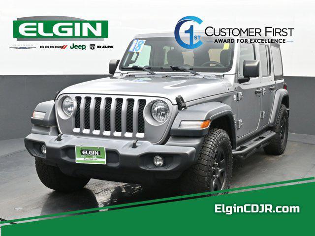 used 2018 Jeep Wrangler Unlimited car, priced at $21,890