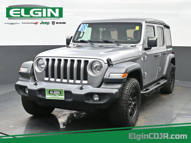 used 2018 Jeep Wrangler Unlimited car, priced at $21,890