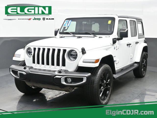 used 2021 Jeep Wrangler Unlimited 4xe car, priced at $27,990