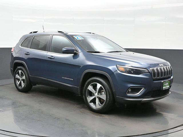 used 2021 Jeep Cherokee car, priced at $20,590