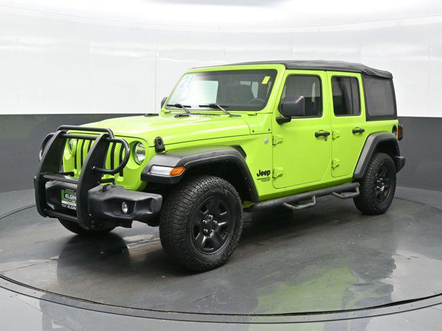 used 2021 Jeep Wrangler Unlimited car, priced at $18,490