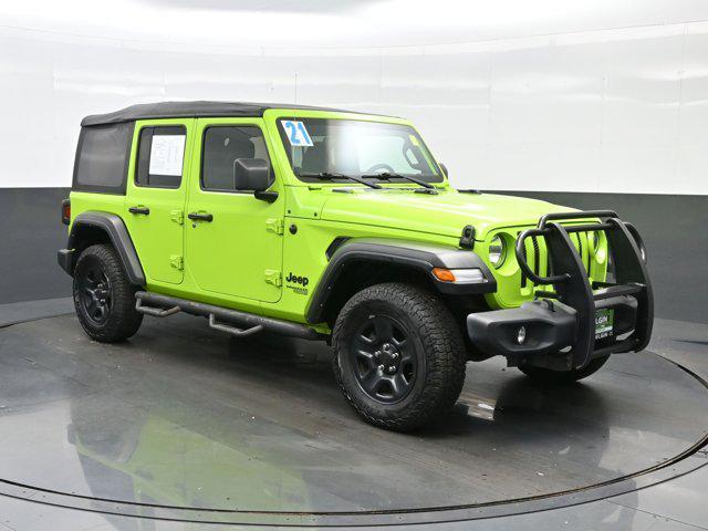 used 2021 Jeep Wrangler Unlimited car, priced at $18,490