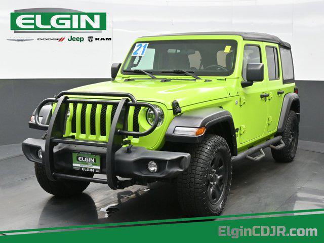 used 2021 Jeep Wrangler Unlimited car, priced at $19,990
