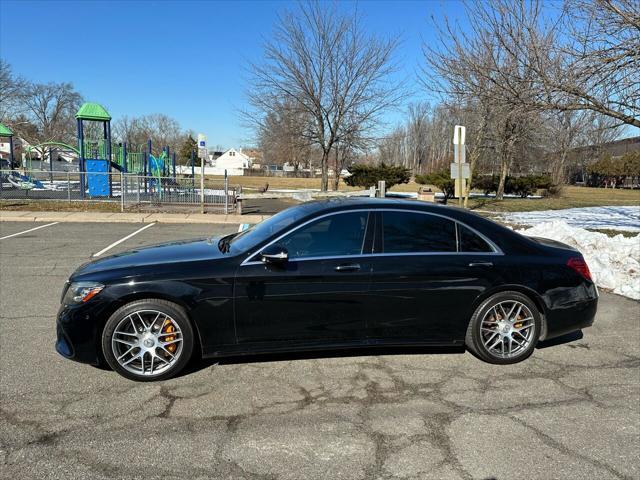 used 2018 Mercedes-Benz AMG S 63 car, priced at $46,995