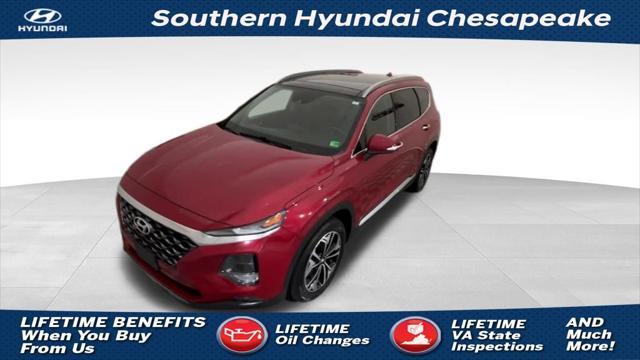 used 2019 Hyundai Santa Fe car, priced at $19,399