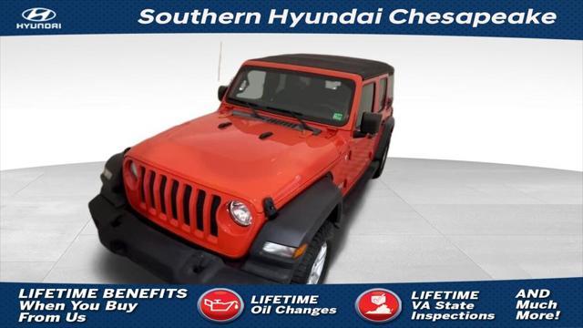 used 2018 Jeep Wrangler Unlimited car, priced at $21,599