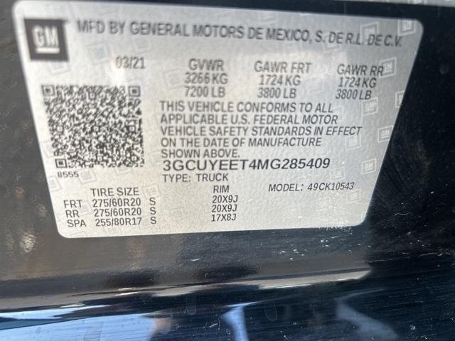 used 2021 Chevrolet Silverado 1500 car, priced at $28,748